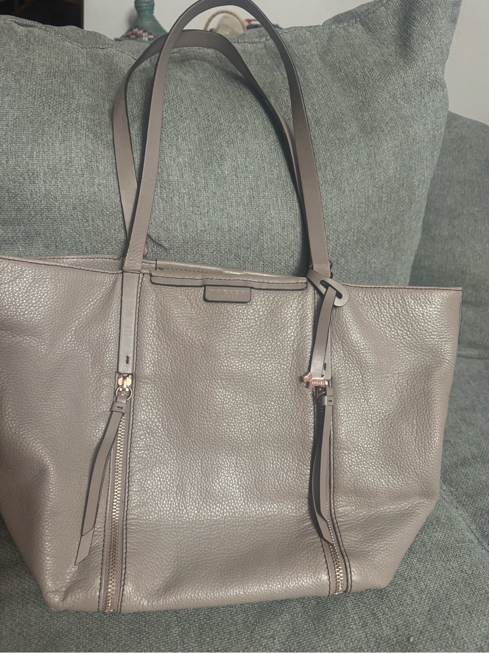 Radley London Penhurst Women's Pebbled Leather Large Tote Bag in Taupe